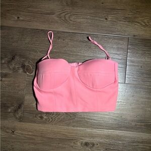extra small pink crop top